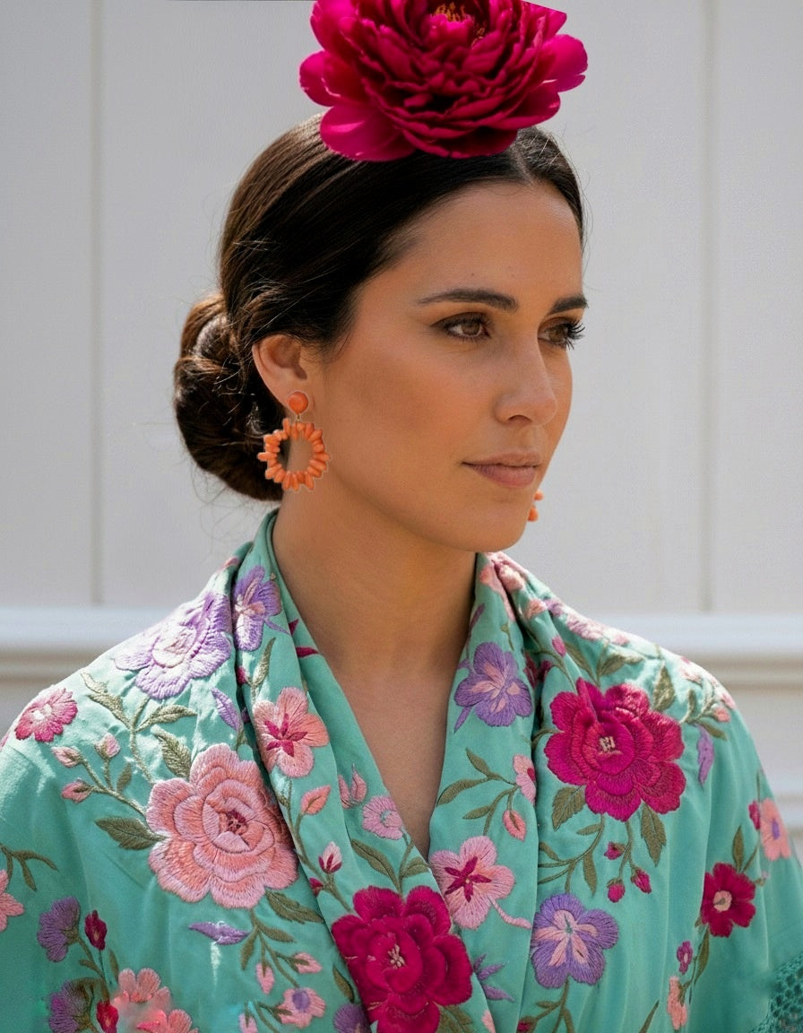 Pendientes ARO CORAL