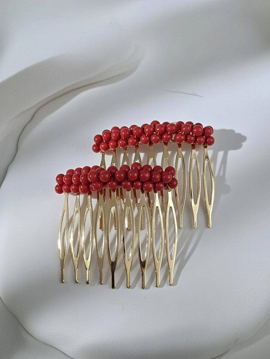 Peinecillos CORAL ROJO
